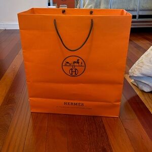 Large Hermes Shopping Bag